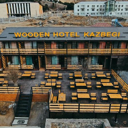 Wooden Hotel Kazbegi Exterior foto