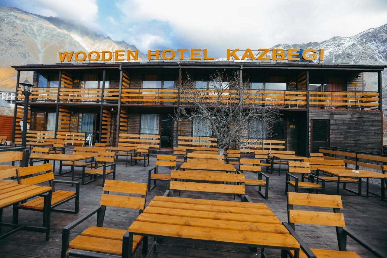 Wooden Hotel Kazbegi Exterior foto